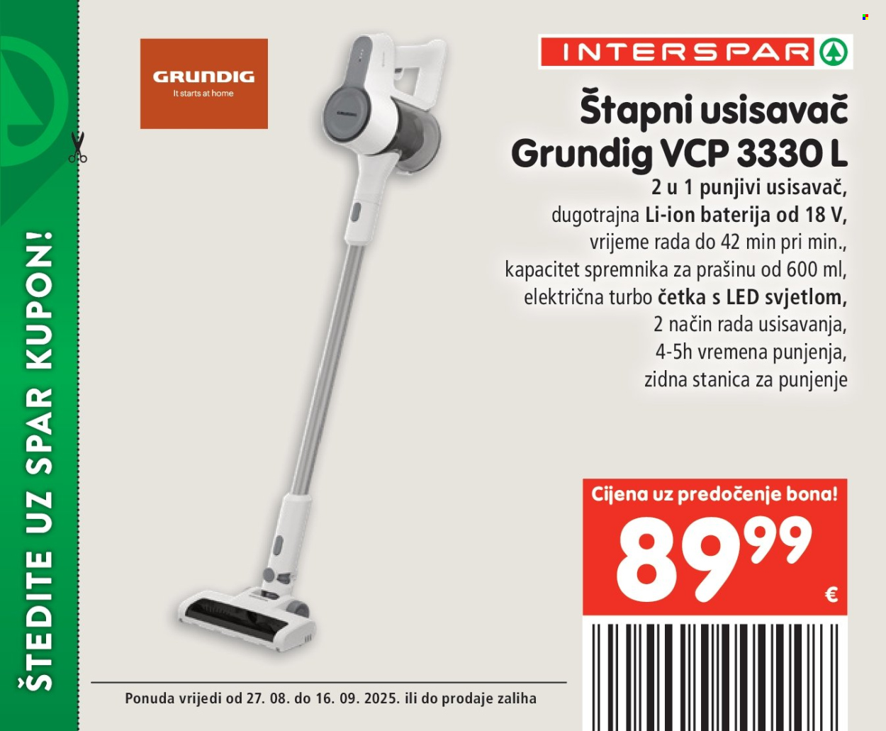 INTERSPAR katalog - 27.08.2025. - 16.09.2025. Stranica 11