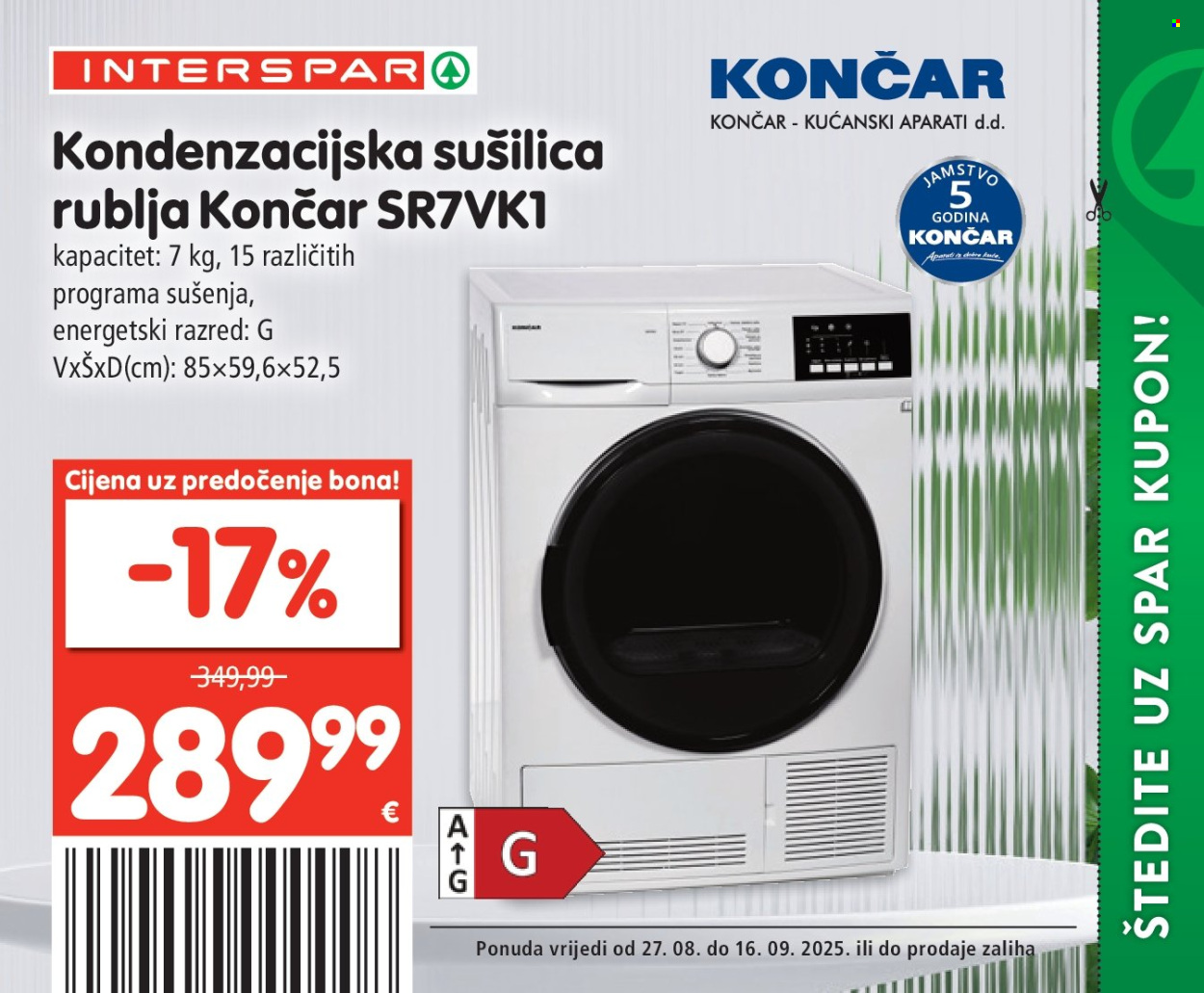 INTERSPAR katalog - 27.08.2025. - 16.09.2025. Stranica 18