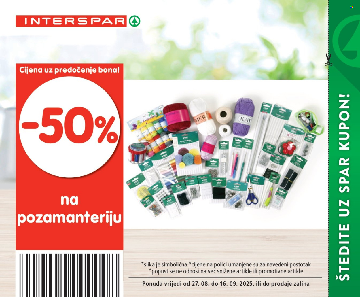 INTERSPAR katalog - 27.08.2025. - 16.09.2025. Stranica 32