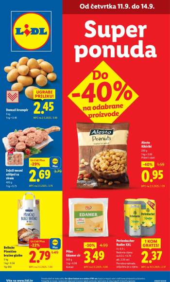 Lidl katalog - 11.09.2025. - 14.09.2025.