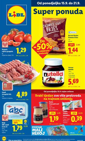 Lidl katalog - 15.09.2025. - 21.09.2025.