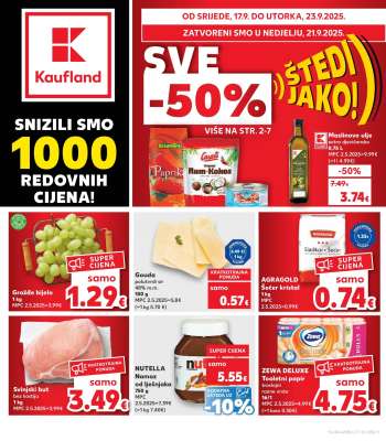 Kaufland katalog - 17.09.2025. - 23.09.2025.