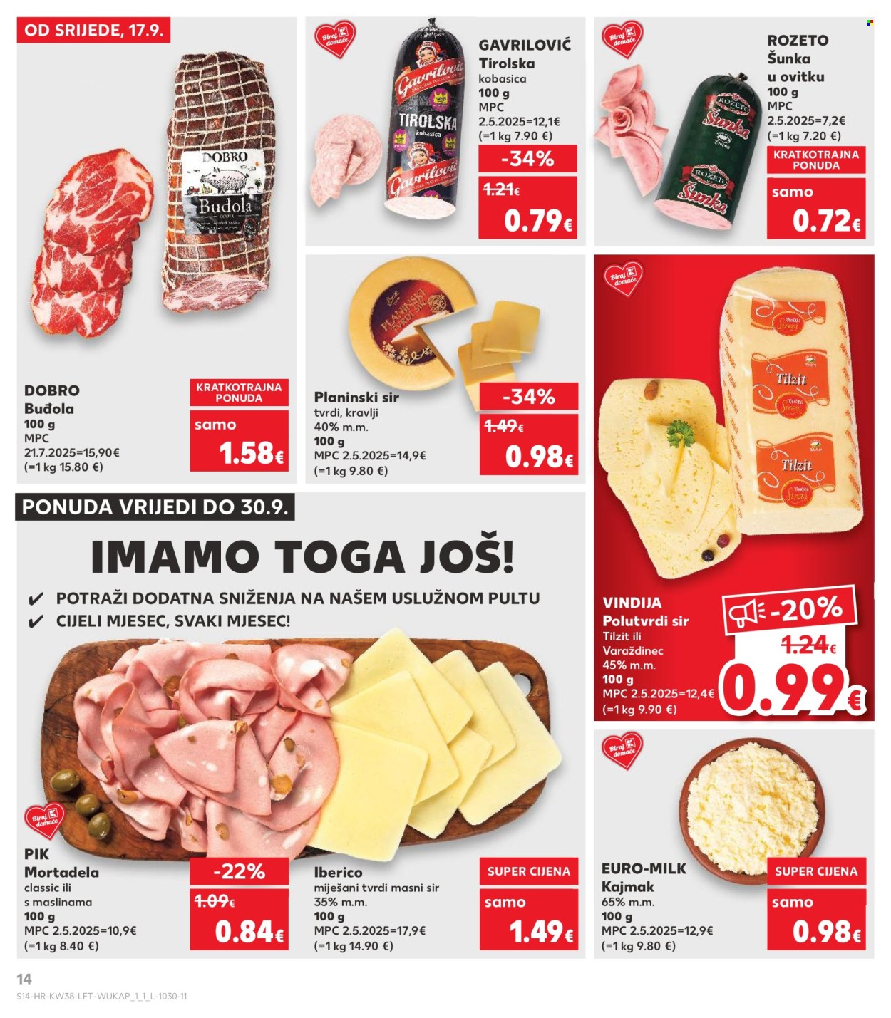Kaufland katalog - 17.09.2025. - 23.09.2025. Stranica 14