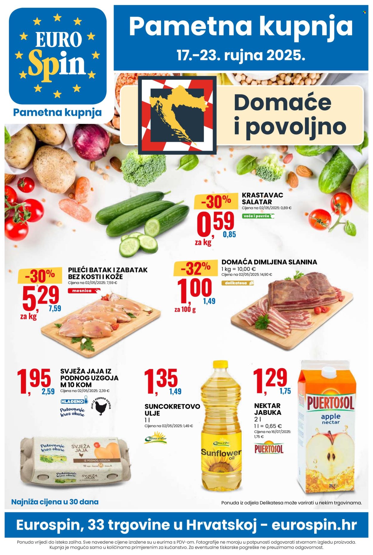 Eurospin katalog - 17.09.2025. - 23.09.2025. Stranica 1