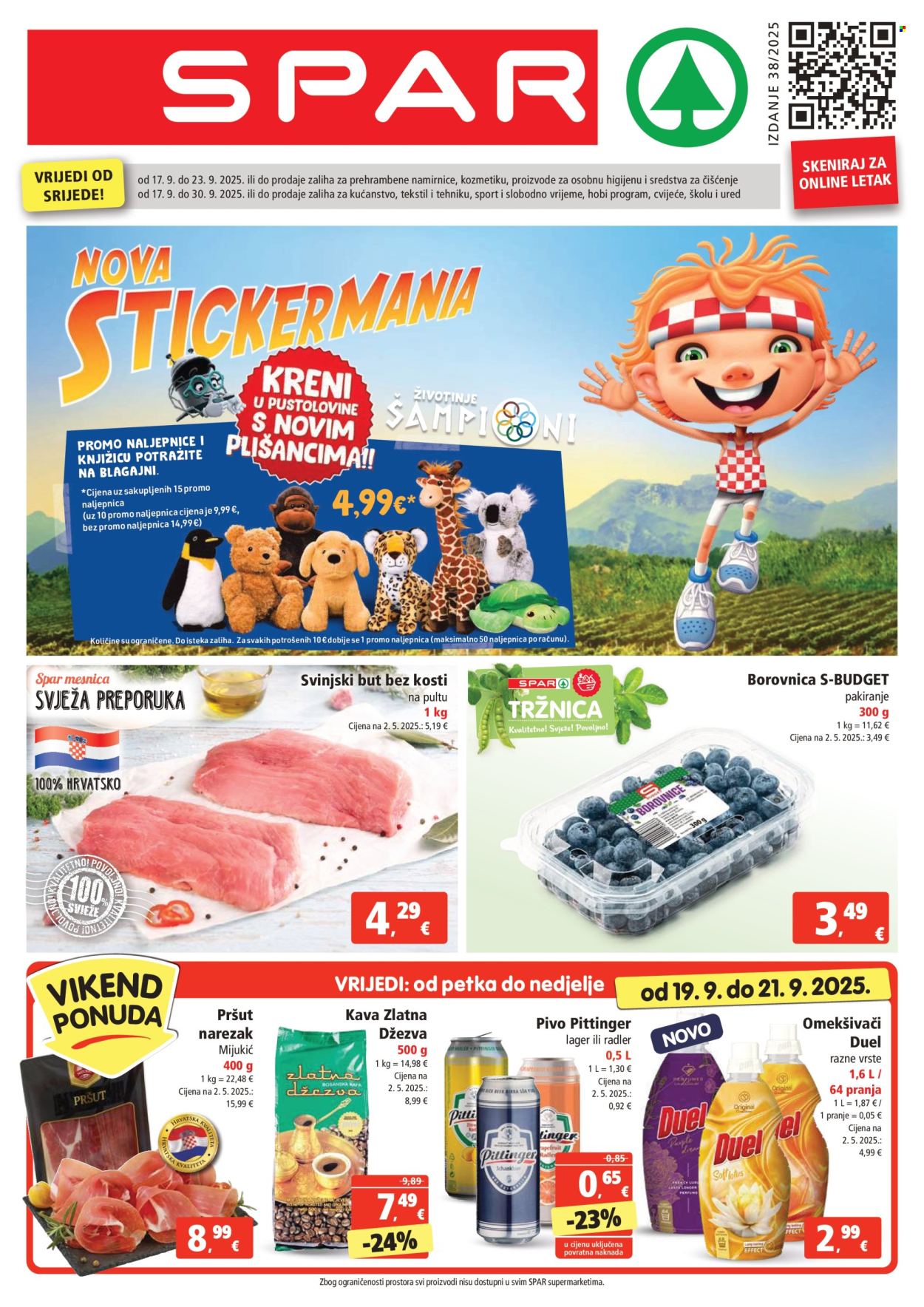 SPAR katalog - 17.09.2025. - 23.09.2025. Stranica 1