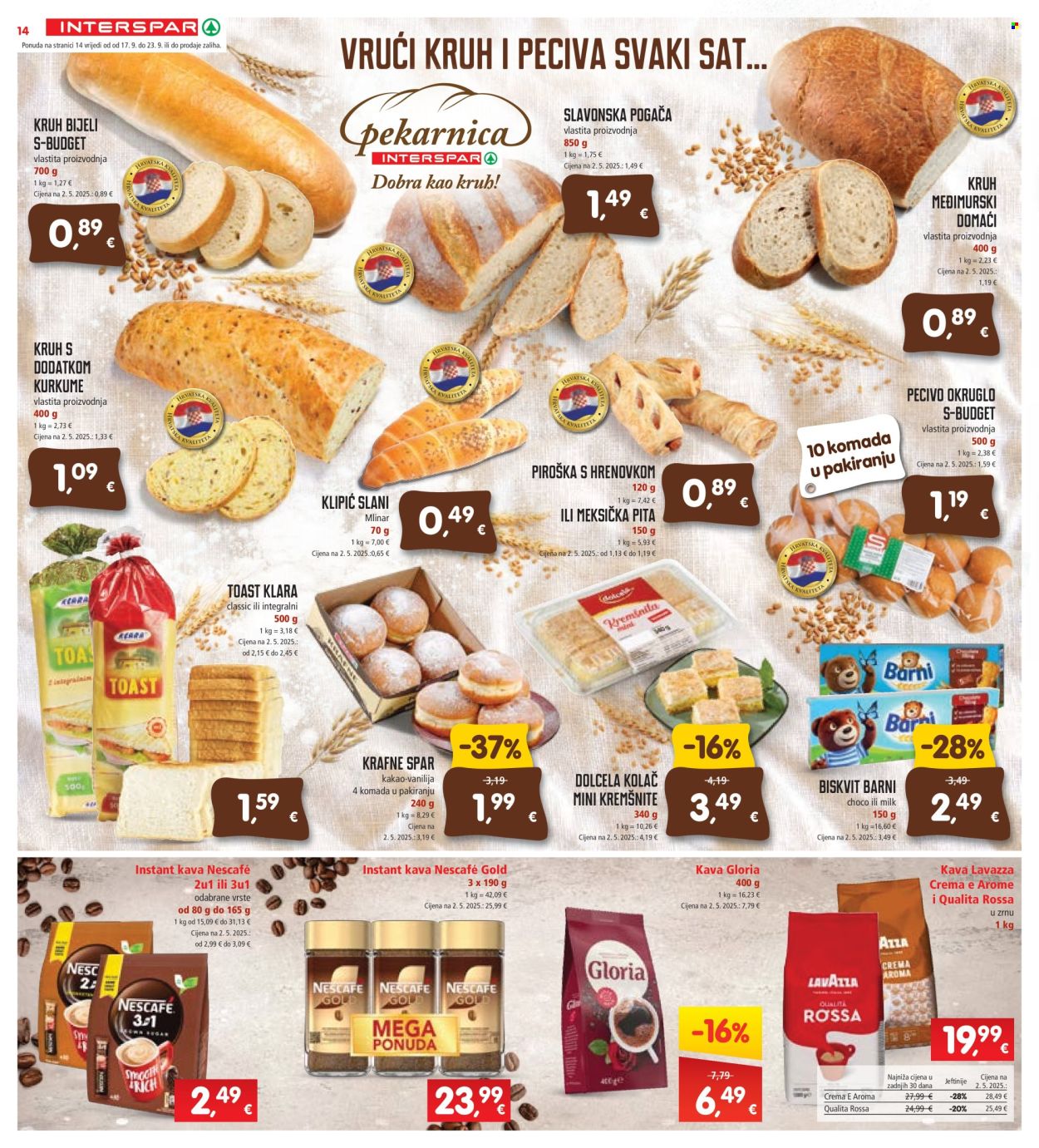 INTERSPAR katalog - 17.09.2025. - 23.09.2025. Stranica 16