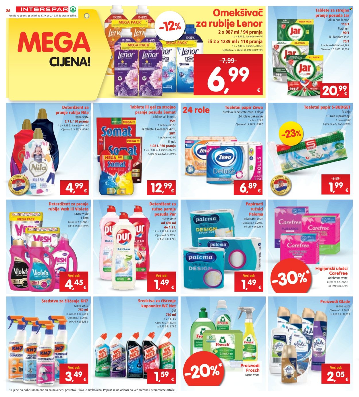INTERSPAR katalog - 17.09.2025. - 23.09.2025. Stranica 28