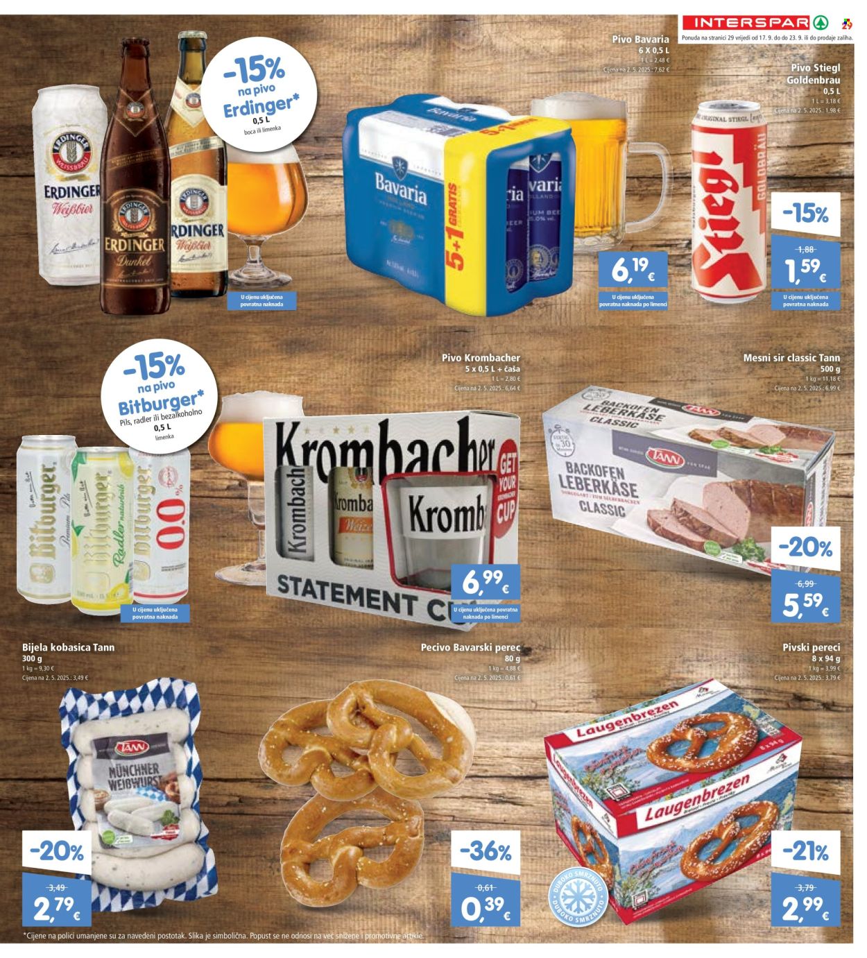 INTERSPAR katalog - 17.09.2025. - 23.09.2025. Stranica 31