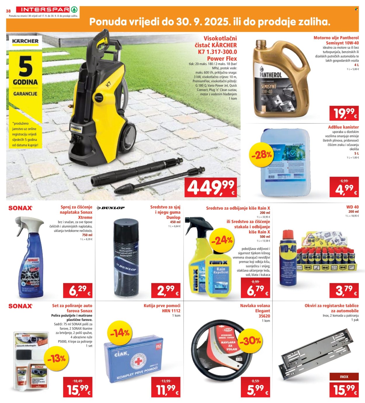 INTERSPAR katalog - 17.09.2025. - 23.09.2025. Stranica 40