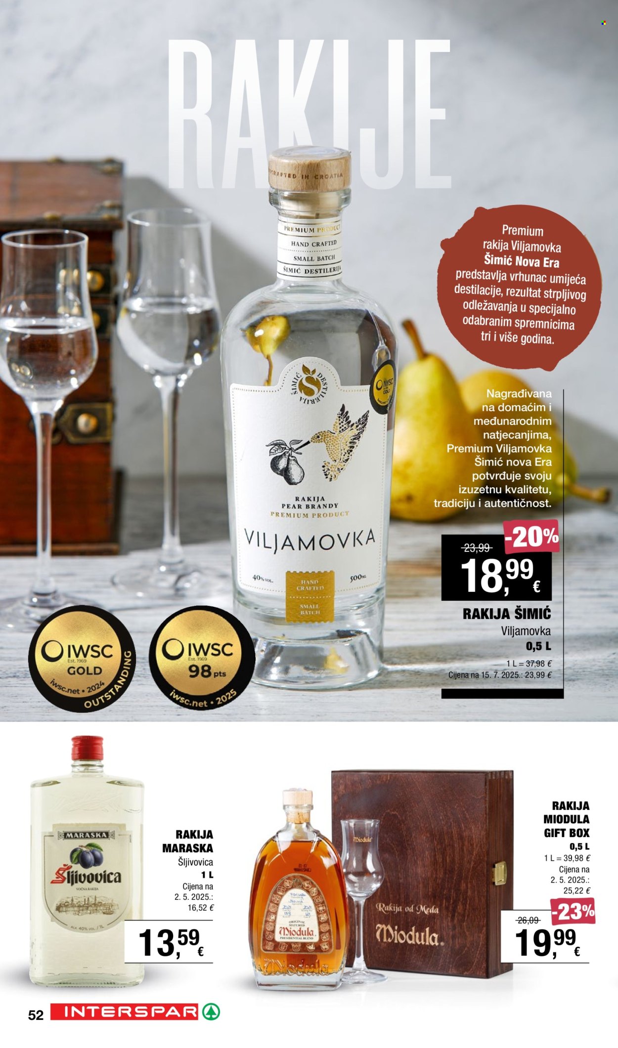 INTERSPAR katalog - 18.09.2025. - 08.10.2025. Stranica 52