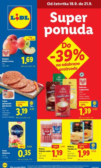 Lidl katalog - 18.09.2025. - 21.09.2025.