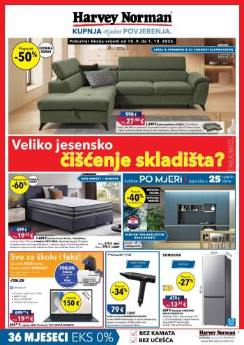Harvey Norman katalog - 18.09.2025. - 01.10.2025.