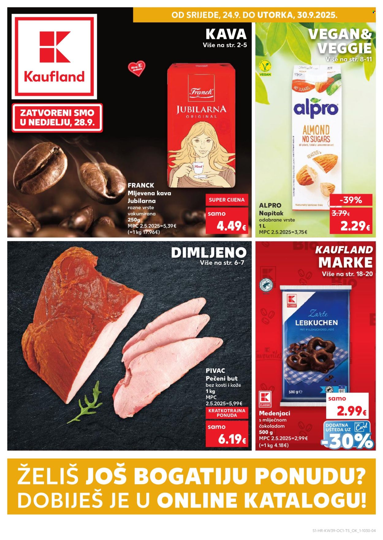 Kaufland katalog - 24.09.2025. - 30.09.2025. Stranica 1