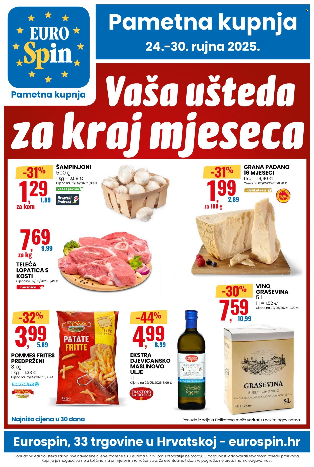 Eurospin katalog - 24.09.2025. - 30.09.2025. Stranica 1
