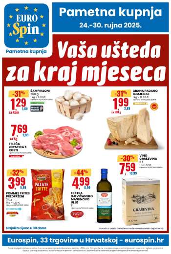 Eurospin katalog - 24.09.2025. - 30.09.2025.