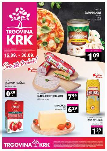 Trgovina KRK katalog - 16.09.2025. - 30.09.2025.