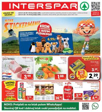 INTERSPAR katalog - 24.09.2025. - 30.09.2025.