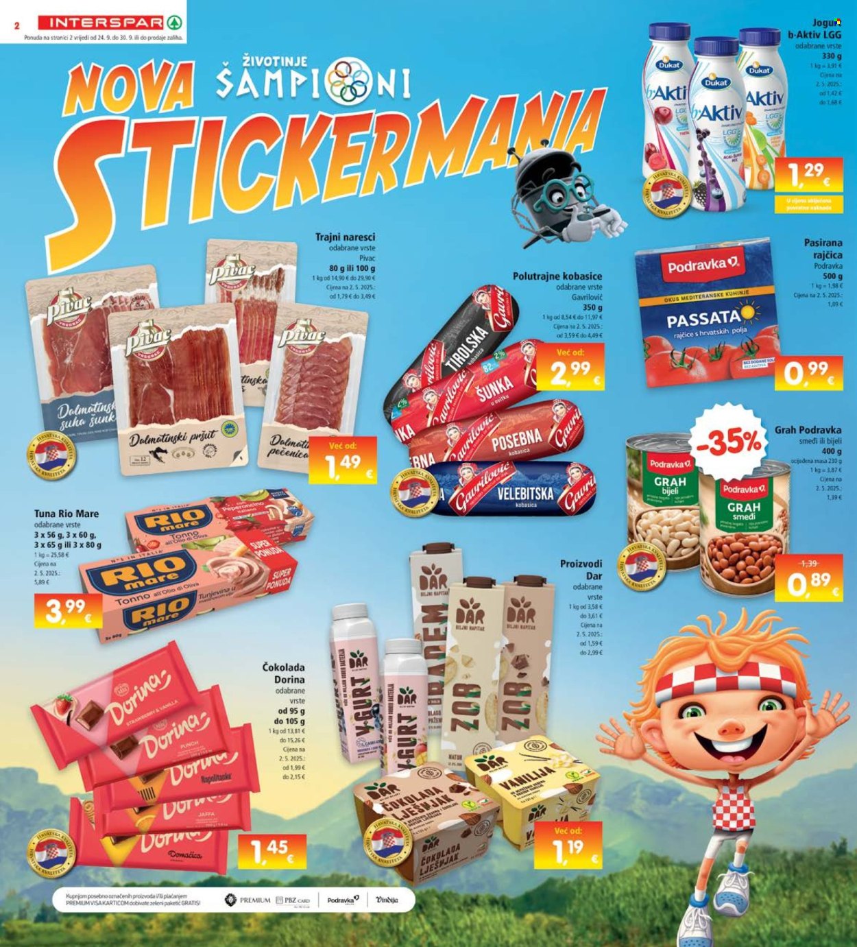 INTERSPAR katalog - 24.09.2025. - 30.09.2025. Stranica 2