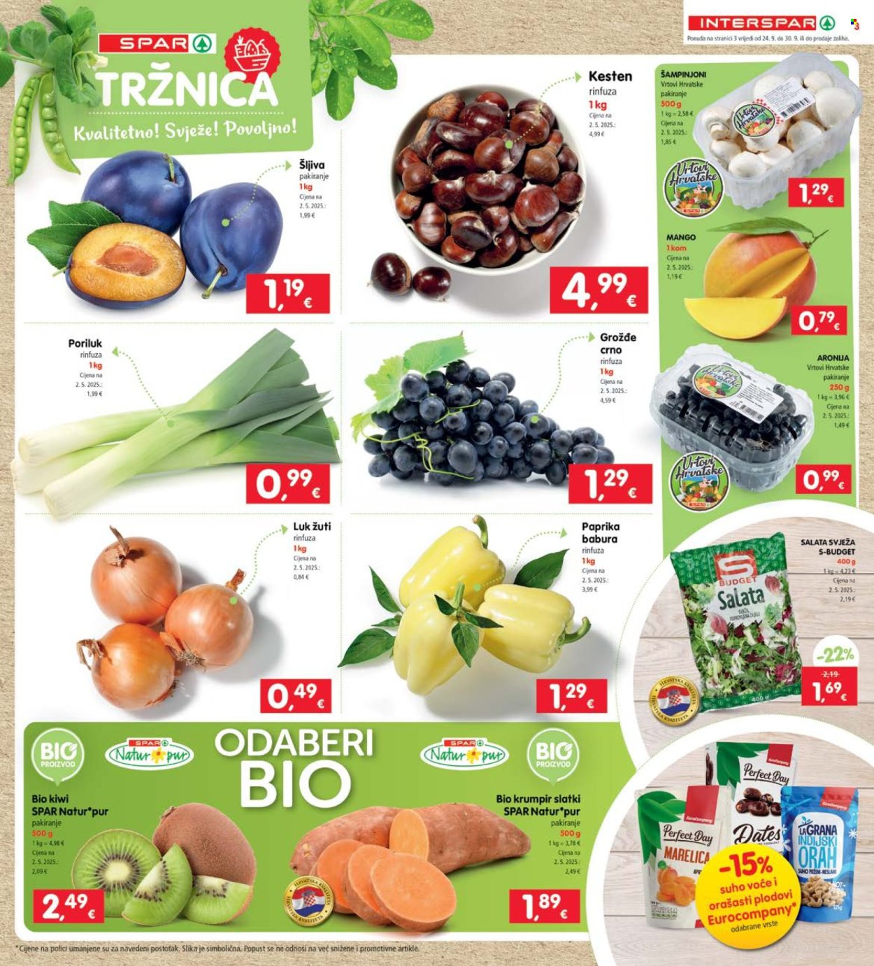INTERSPAR katalog - 24.09.2025. - 30.09.2025. Stranica 3