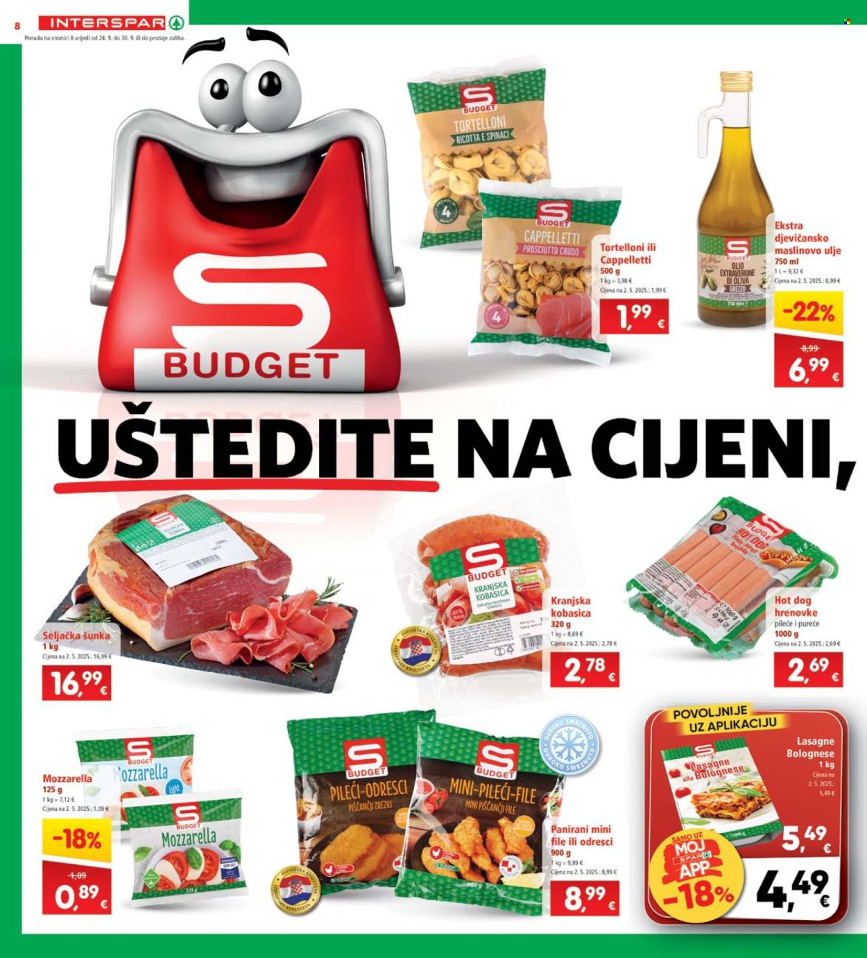 INTERSPAR katalog - 24.09.2025. - 30.09.2025. Stranica 8