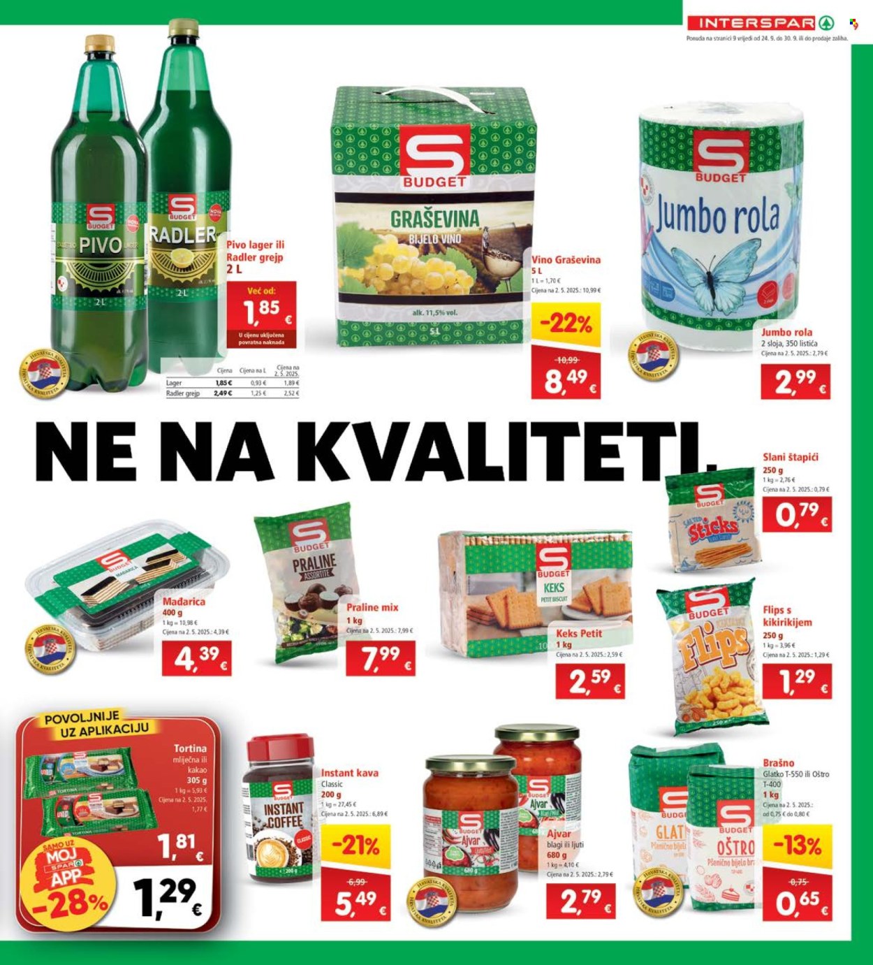 INTERSPAR katalog - 24.09.2025. - 30.09.2025. Stranica 9