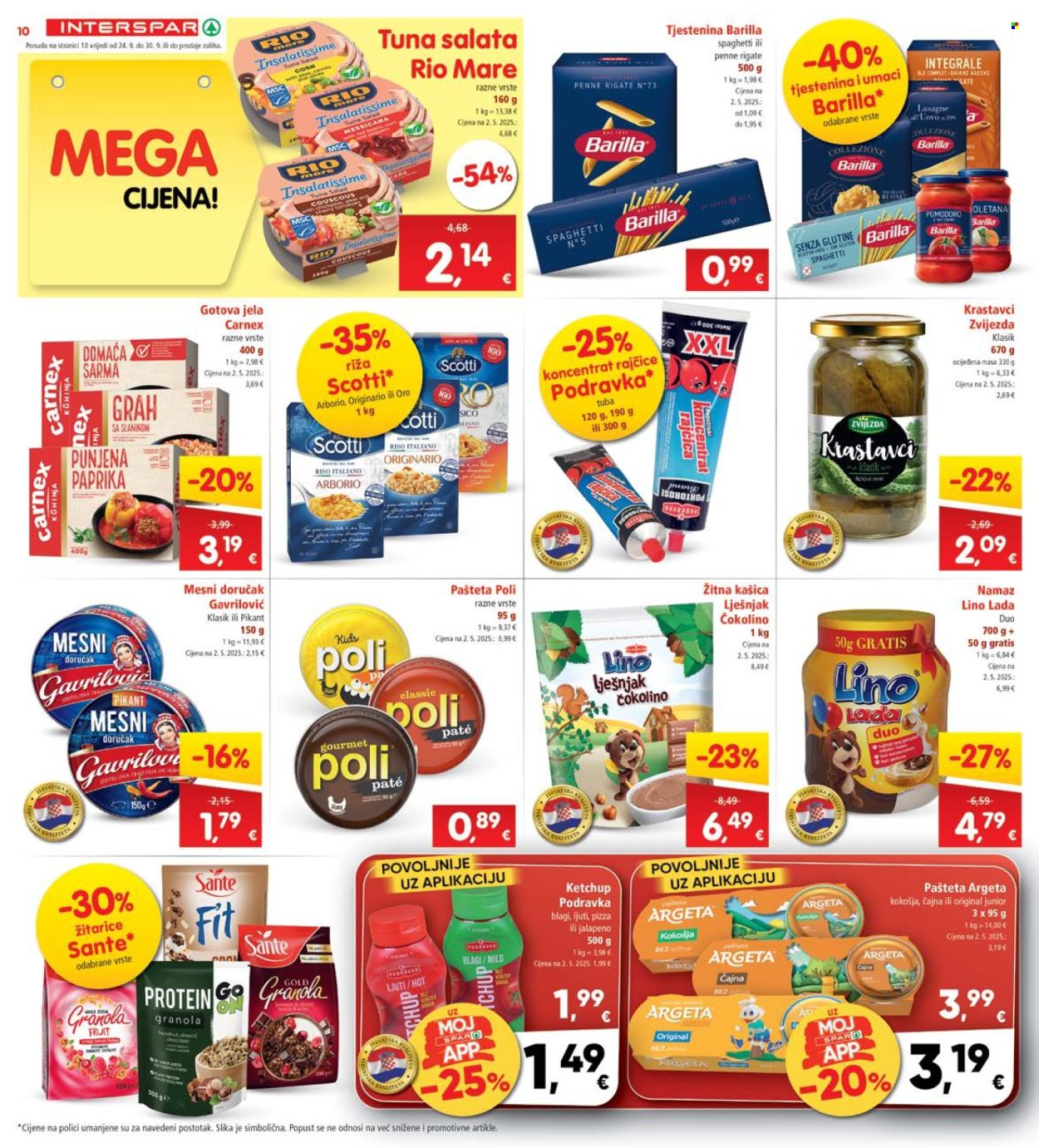 INTERSPAR katalog - 24.09.2025. - 30.09.2025. Stranica 10