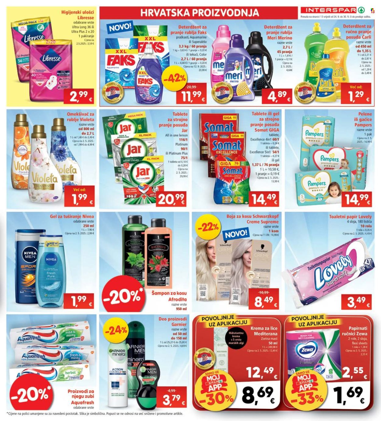 INTERSPAR katalog - 24.09.2025. - 30.09.2025. Stranica 13