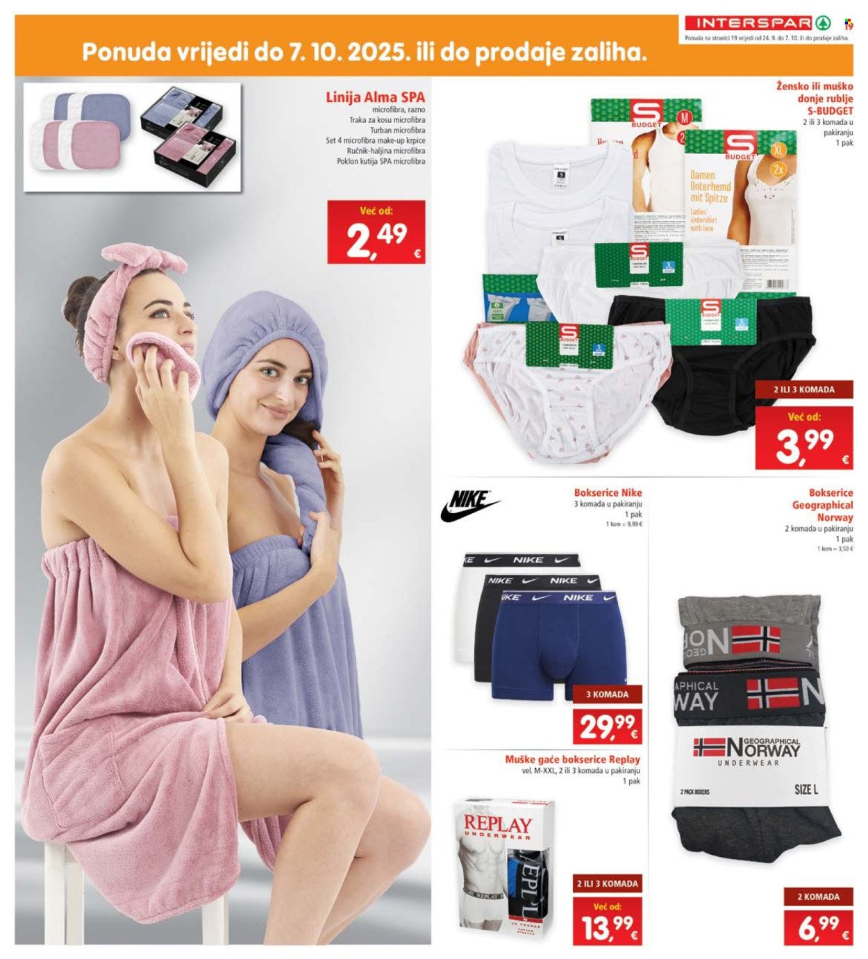 INTERSPAR katalog - 24.09.2025. - 30.09.2025. Stranica 19