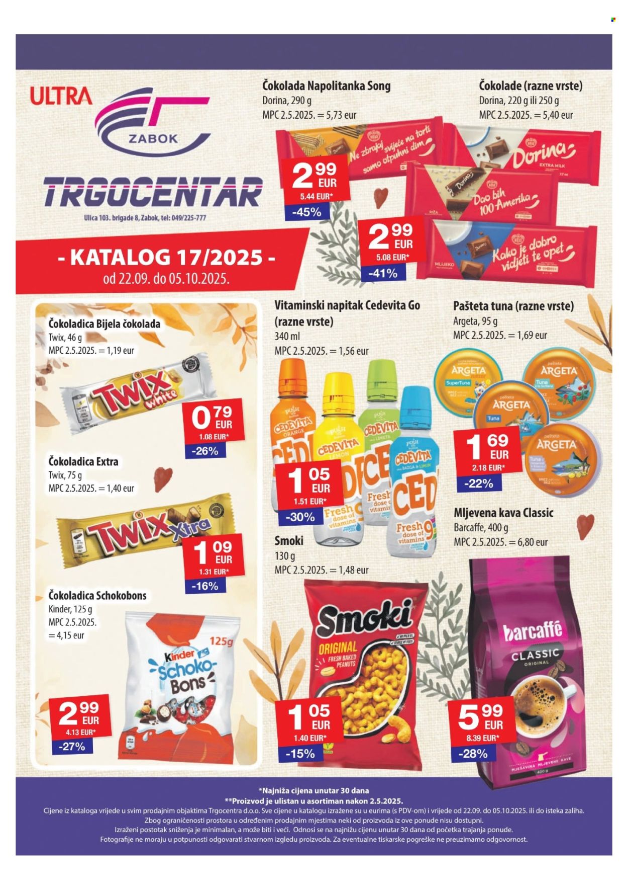 Trgocentar katalog - 22.09.2025. - 05.10.2025. Stranica 1