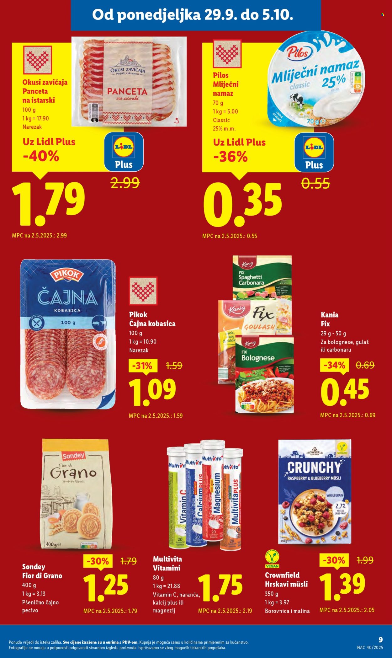 Lidl katalog - 29.09.2025. - 05.10.2025. Stranica 9