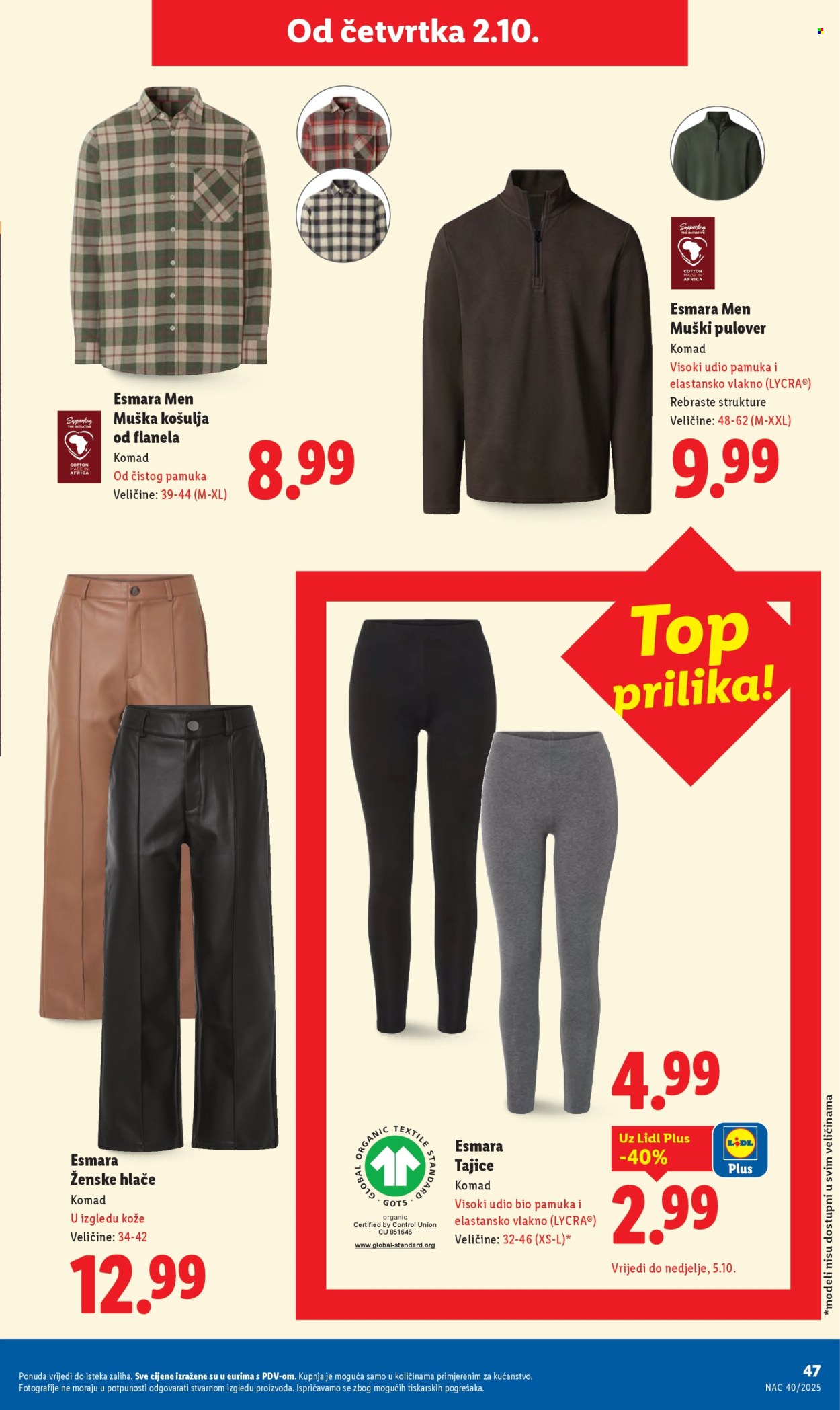 Lidl katalog - 29.09.2025. - 05.10.2025. Stranica 47
