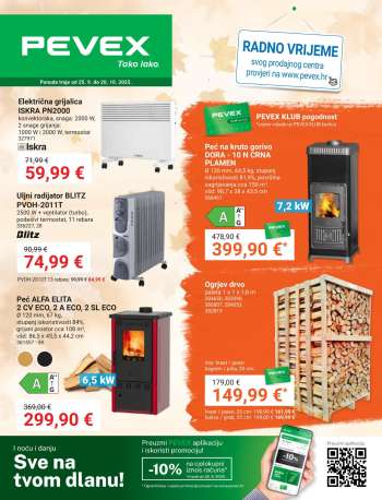 Pevex katalog - 25.09.2025. - 20.10.2025.