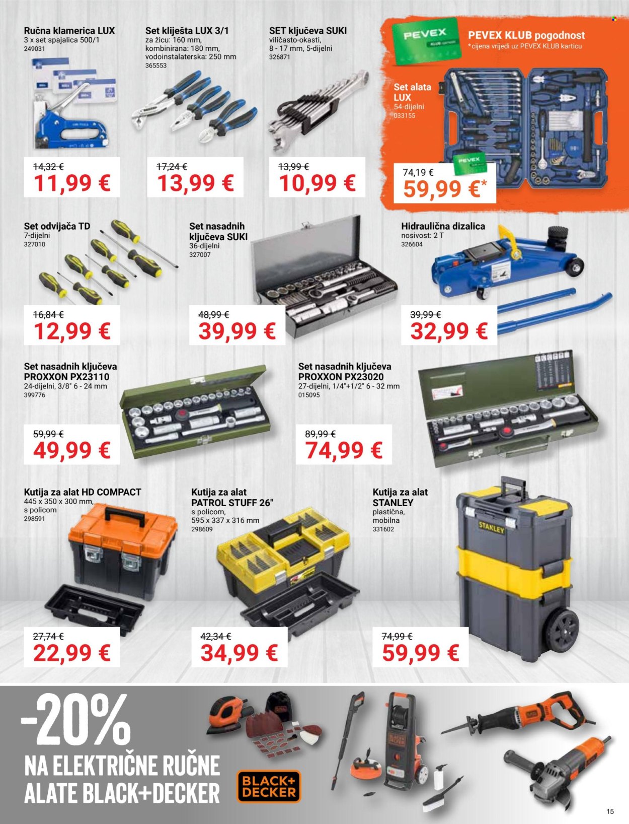 Pevex katalog - 25.09.2025. - 20.10.2025. Stranica 15