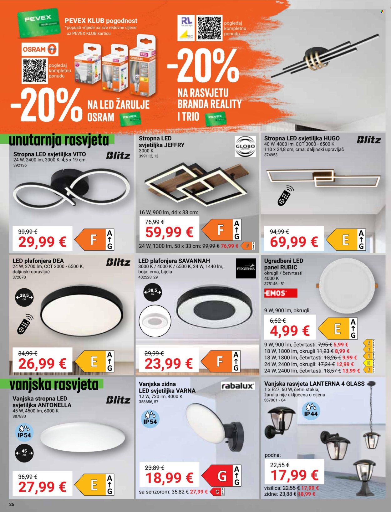 Pevex katalog - 25.09.2025. - 20.10.2025. Stranica 26