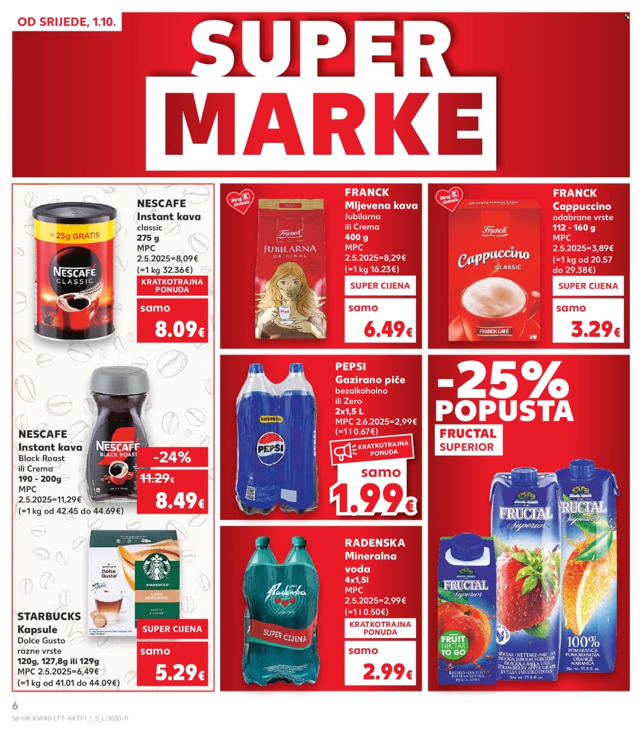 Kaufland katalog - 01.10.2025. - 07.10.2025. Stranica 6