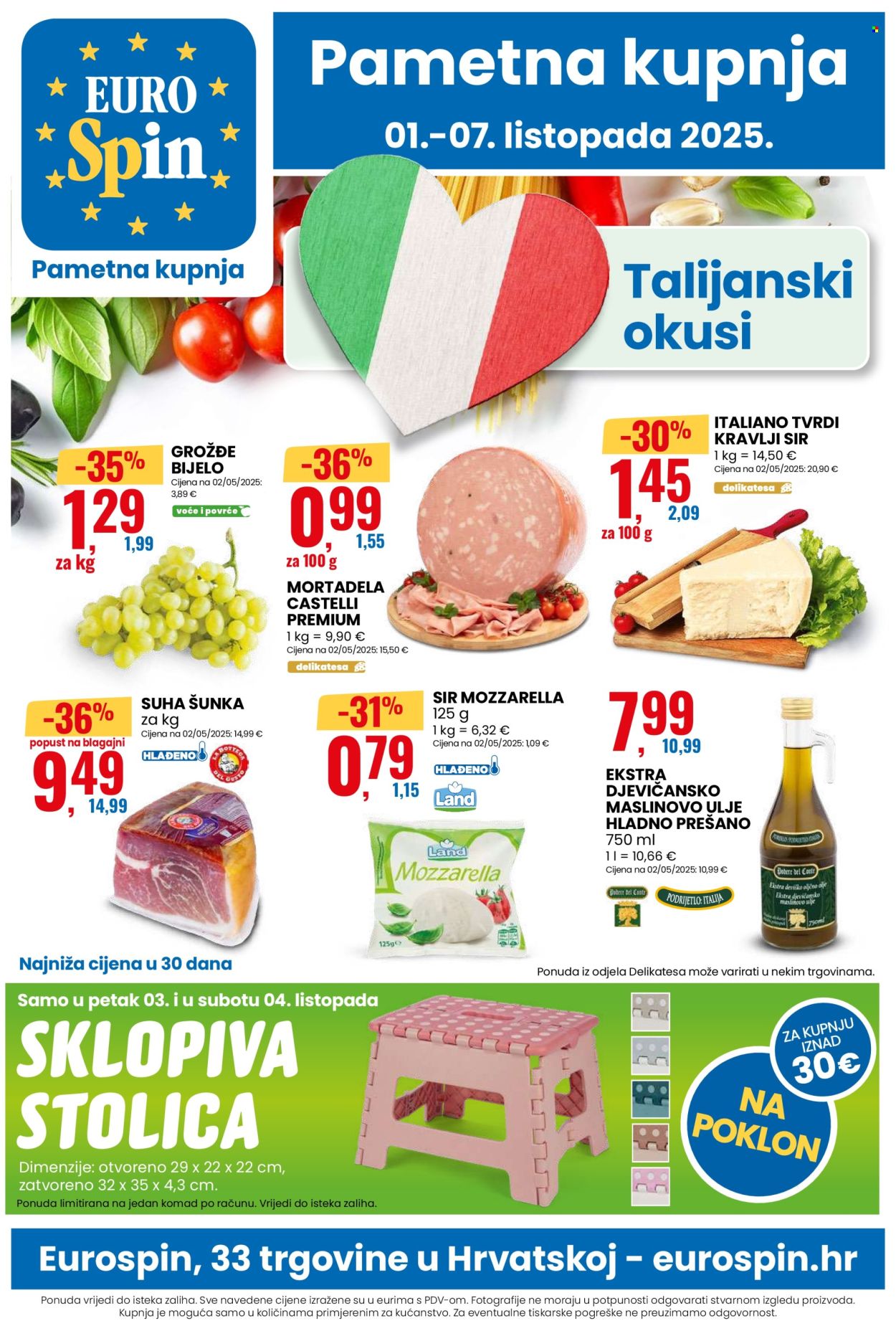 Eurospin katalog - 01.10.2025. - 07.10.2025. Stranica 1
