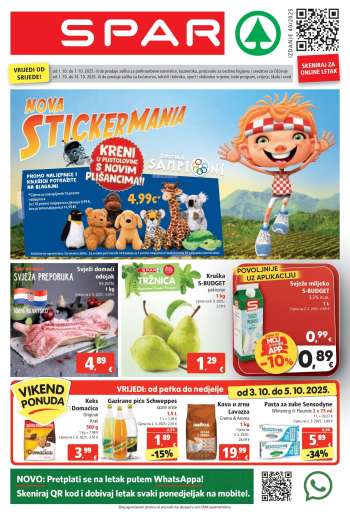 SPAR katalog - 01.10.2025. - 07.10.2025.