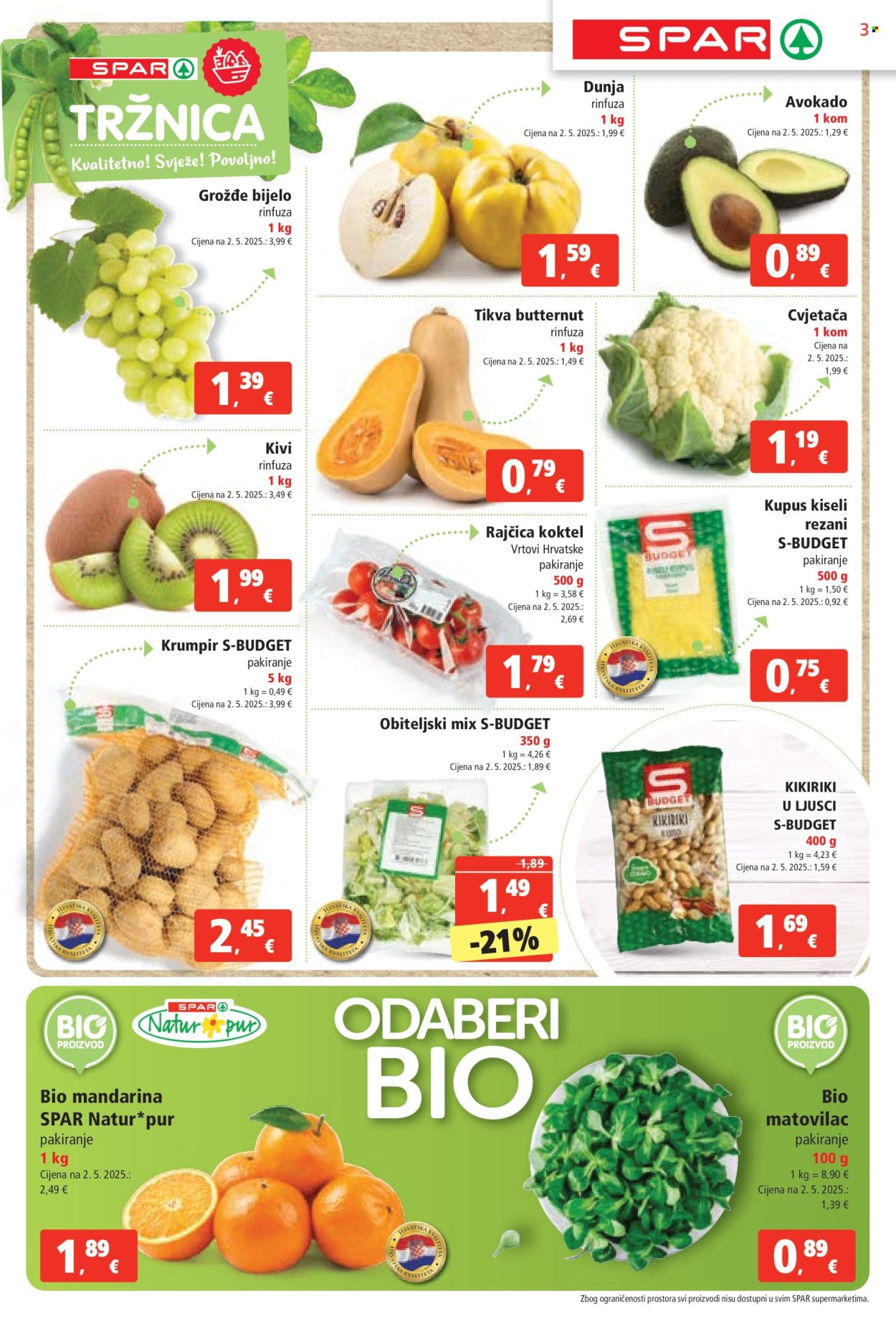SPAR katalog - 01.10.2025. - 07.10.2025. Stranica 3