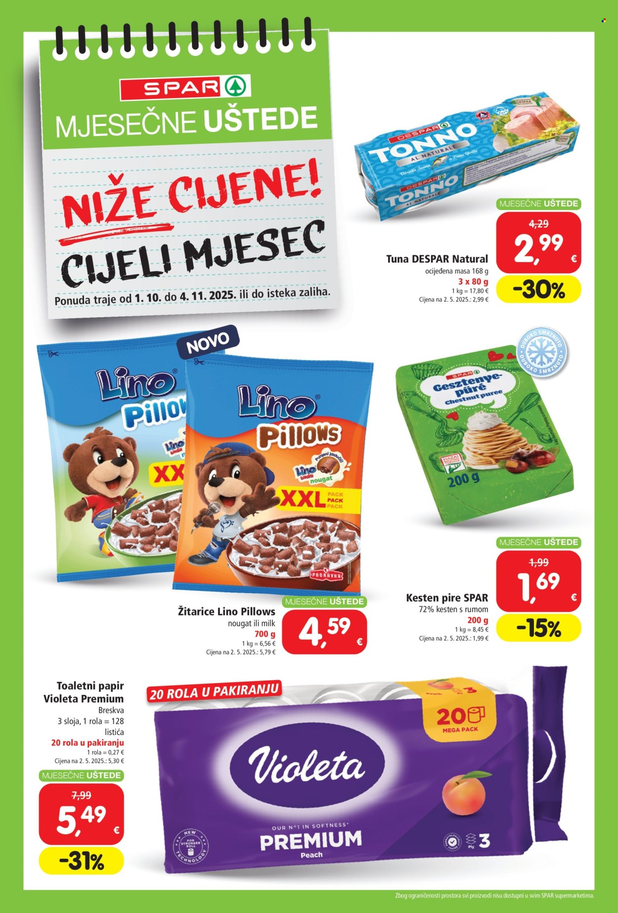 SPAR katalog - 01.10.2025. - 04.11.2025. Stranica 1