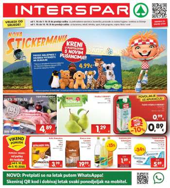 INTERSPAR katalog - 01.10.2025. - 07.10.2025.