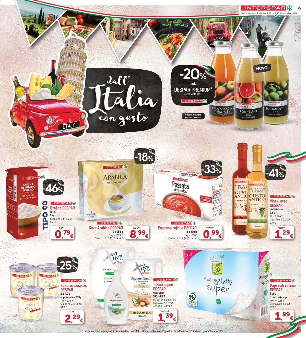 INTERSPAR katalog - 01.10.2025. - 07.10.2025. Stranica 9