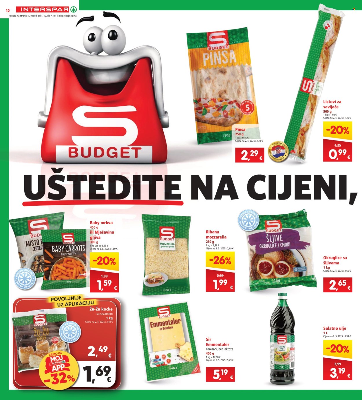 INTERSPAR katalog - 01.10.2025. - 07.10.2025. Stranica 12