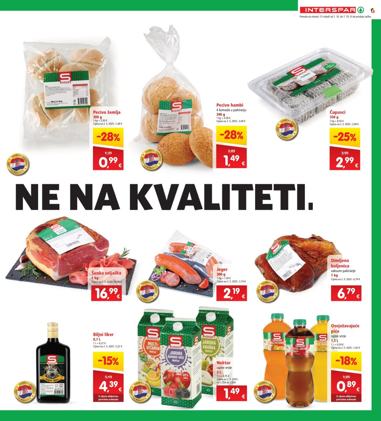 INTERSPAR katalog - 01.10.2025. - 07.10.2025. Stranica 13