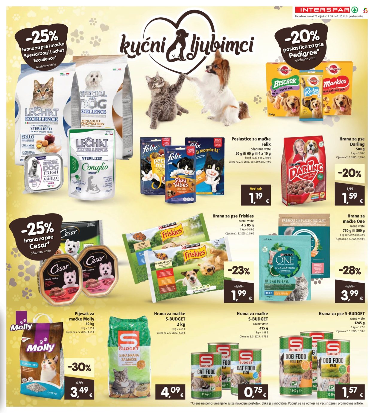 INTERSPAR katalog - 01.10.2025. - 07.10.2025. Stranica 25