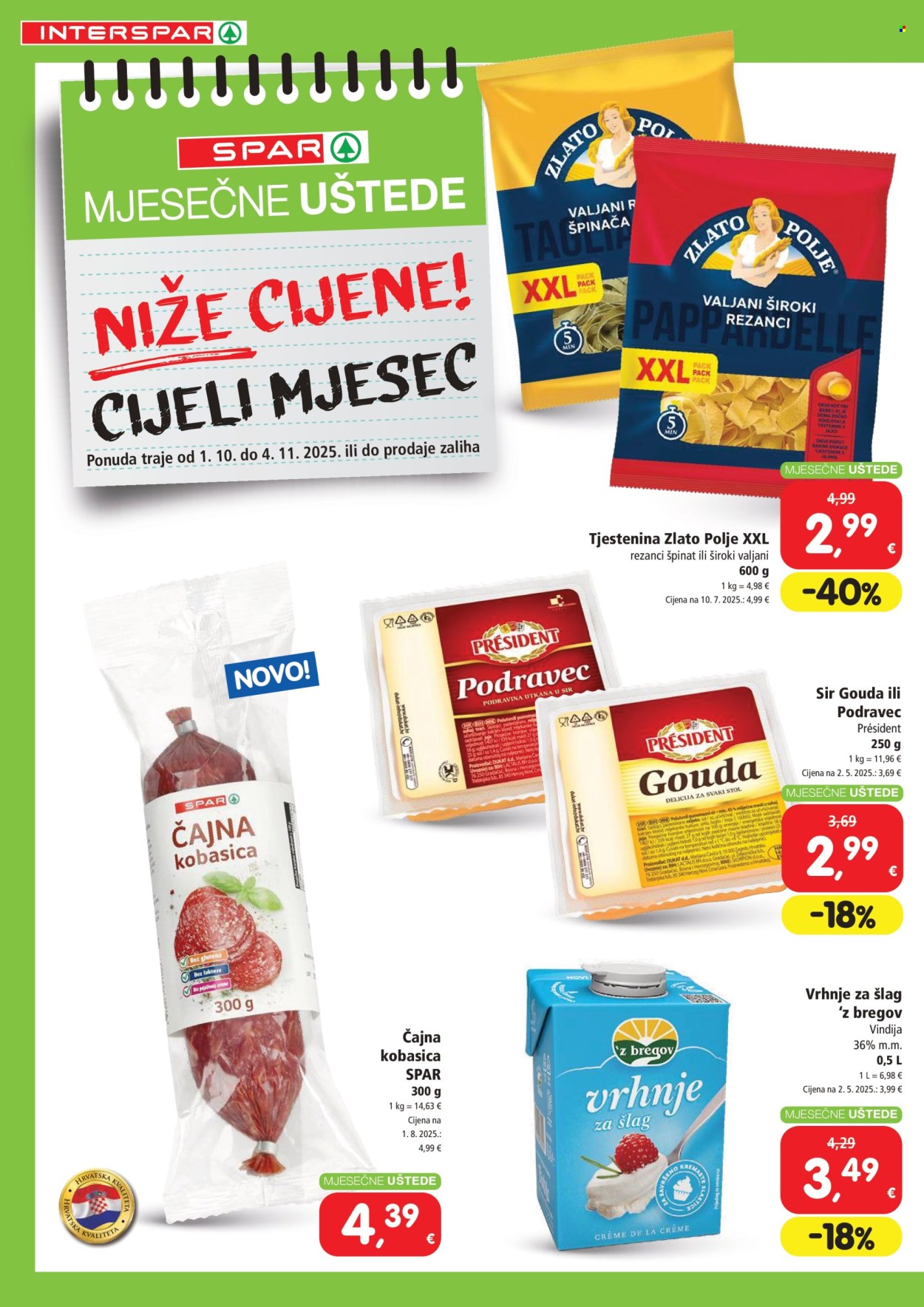 INTERSPAR katalog - 01.10.2025. - 04.11.2025. Stranica 2