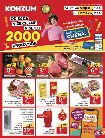 Konzum katalog - 01.10.2025. - 07.10.2025.