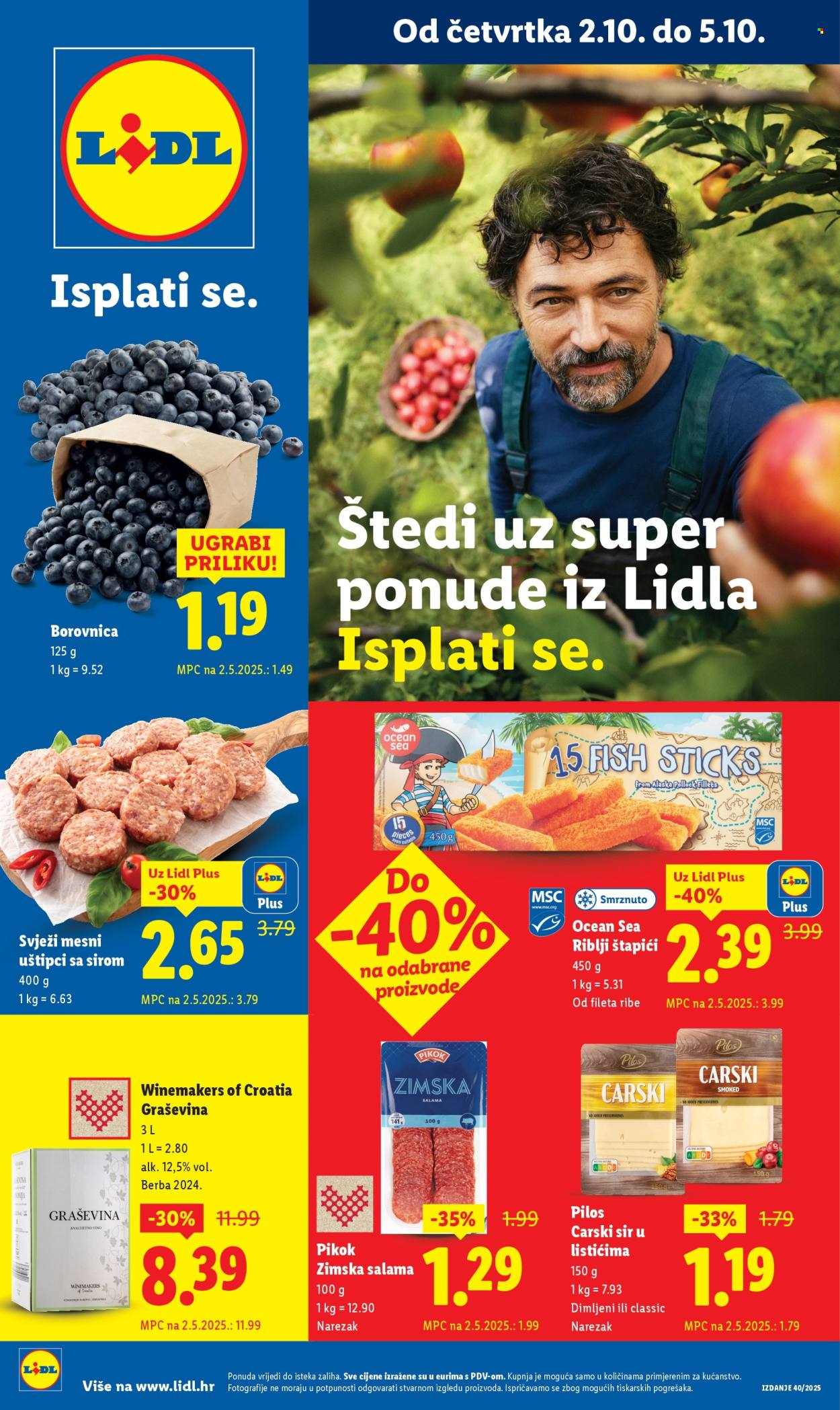 Lidl katalog - 02.10.2025. - 05.10.2025. Stranica 1