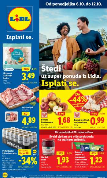 Lidl katalog - 06.10.2025. - 12.10.2025.