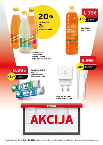 Tisak katalog - 01.10.2025. - 31.10.2025.
