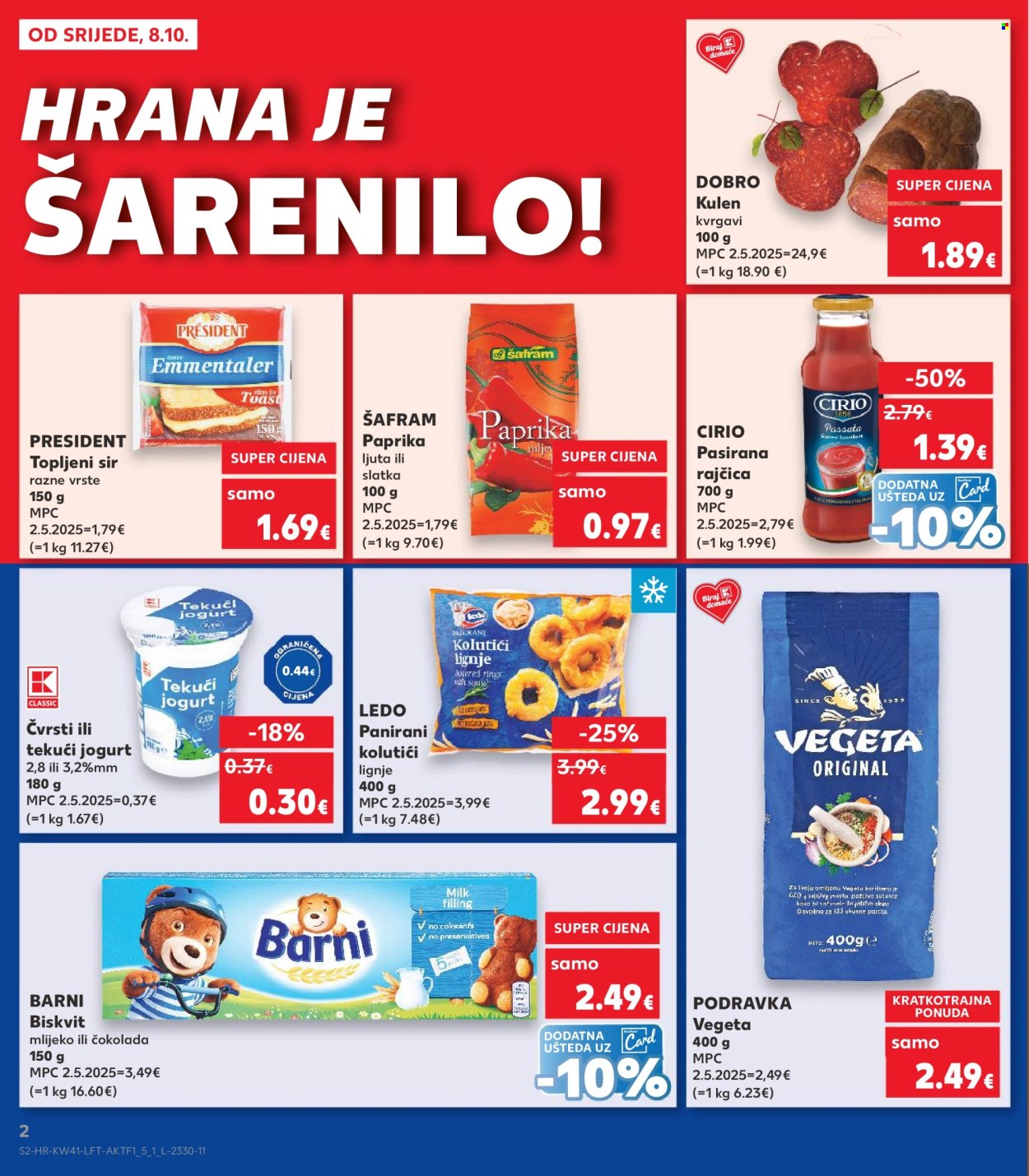 Kaufland katalog - 08.10.2025. - 14.10.2025. Stranica 2